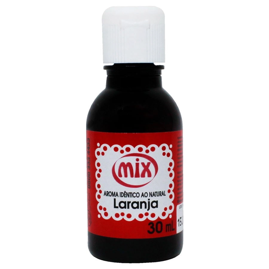 Mix Aroma Alimentício Sabor Laranja 30ml Alimentos