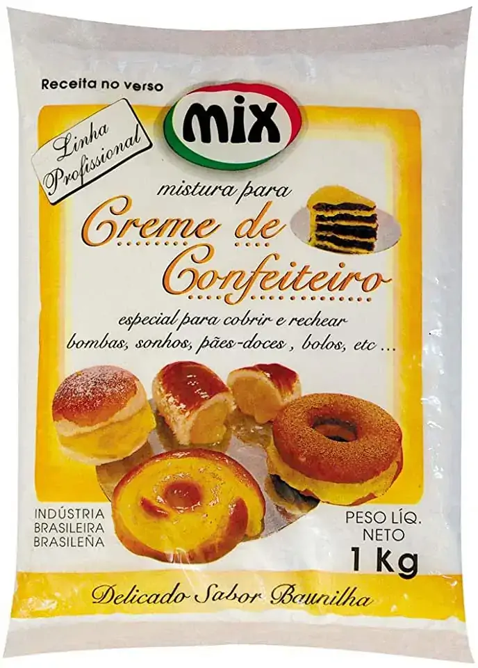 Creme De Confeiteiro Com 1kg Mix