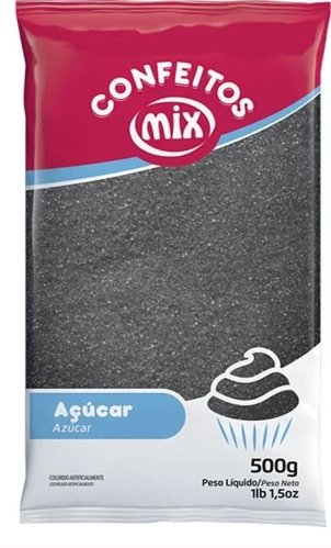Acucar Cristal Preto 500g Mix