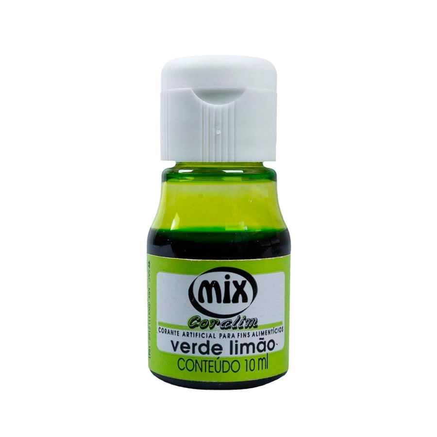 Corante Líquido Verde Limão Com Mix