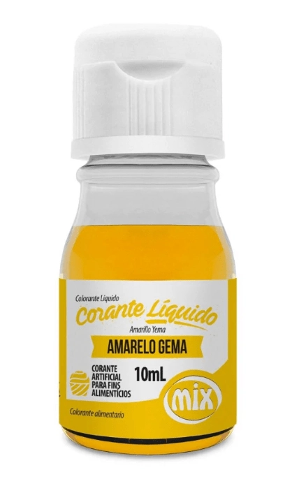 Corante Mix Liq.anilina Amar.gema 10ml