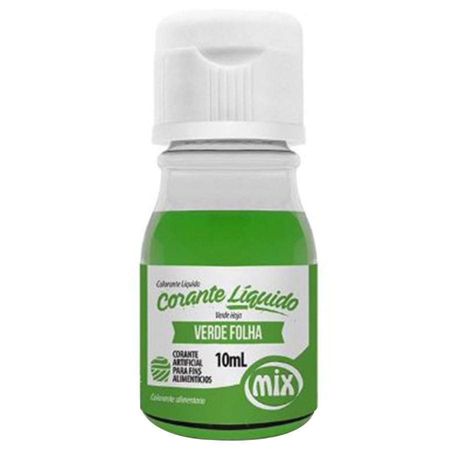 Corante Líquido Verde Folha Com Mix