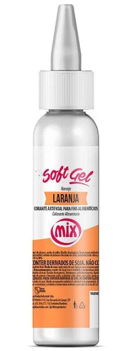 Insumos Corante Gel Laranja 60gr