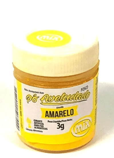 Corante Po Mix Amarelo 3g