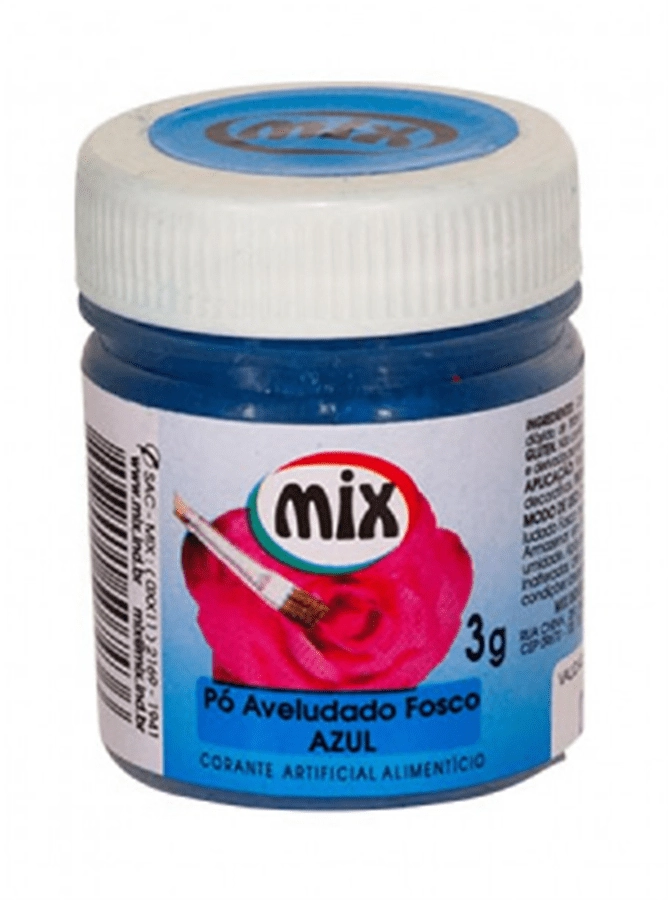 Pad.po Mix Aveludado Azul Fosco 3gr