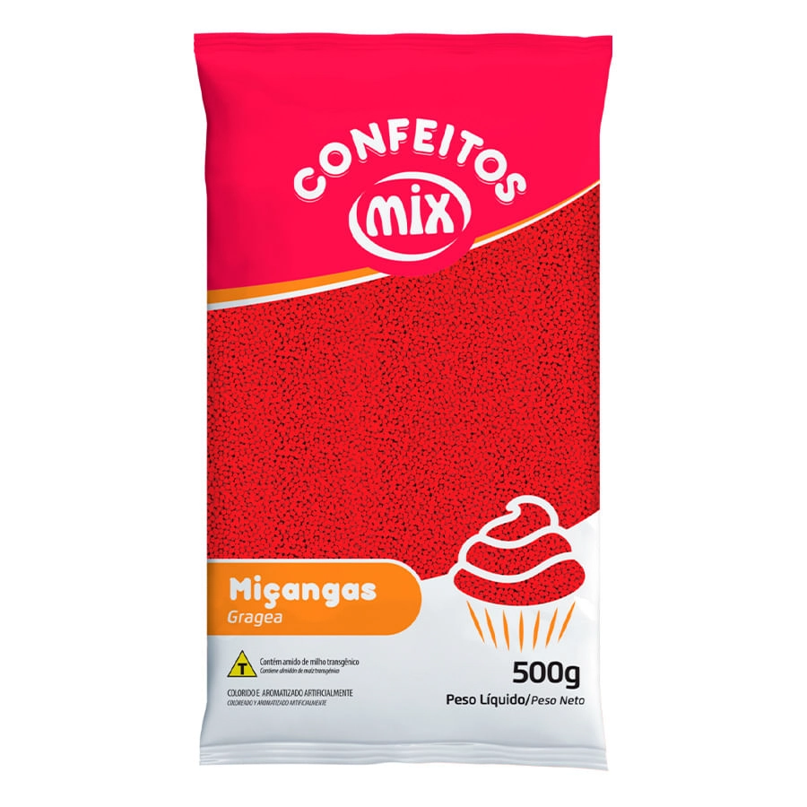 Micanga Vermelha 500g Mix
