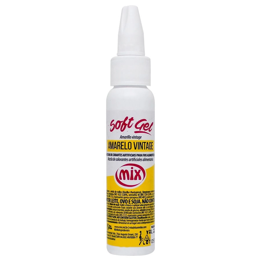Corante Soft Gel Amar Vintage 25g Mix