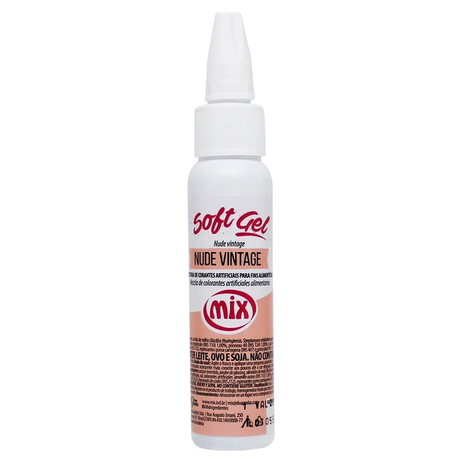 Corante Soft Gel Nude Vintage 25g Mix