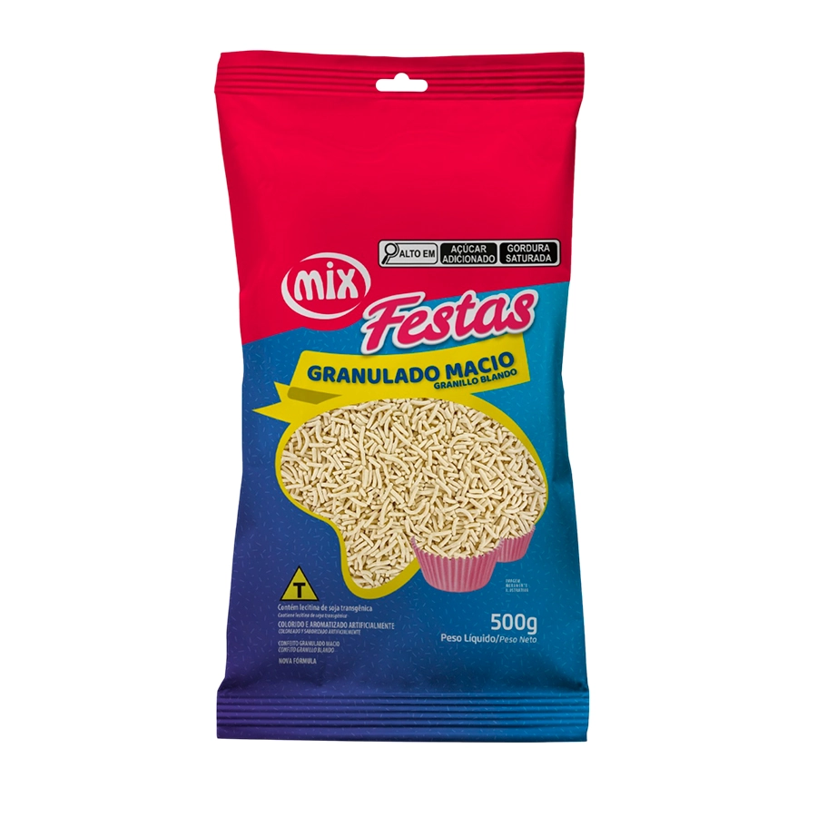 Conf Granu Macio Branco 500g Mix