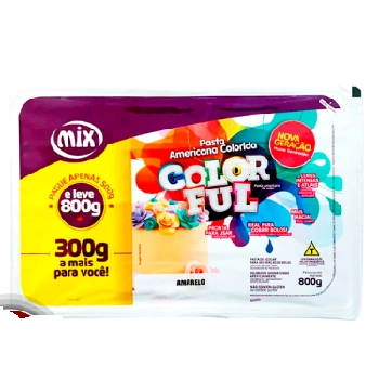 Pasta Americana Color Ful Amar 800g Mix