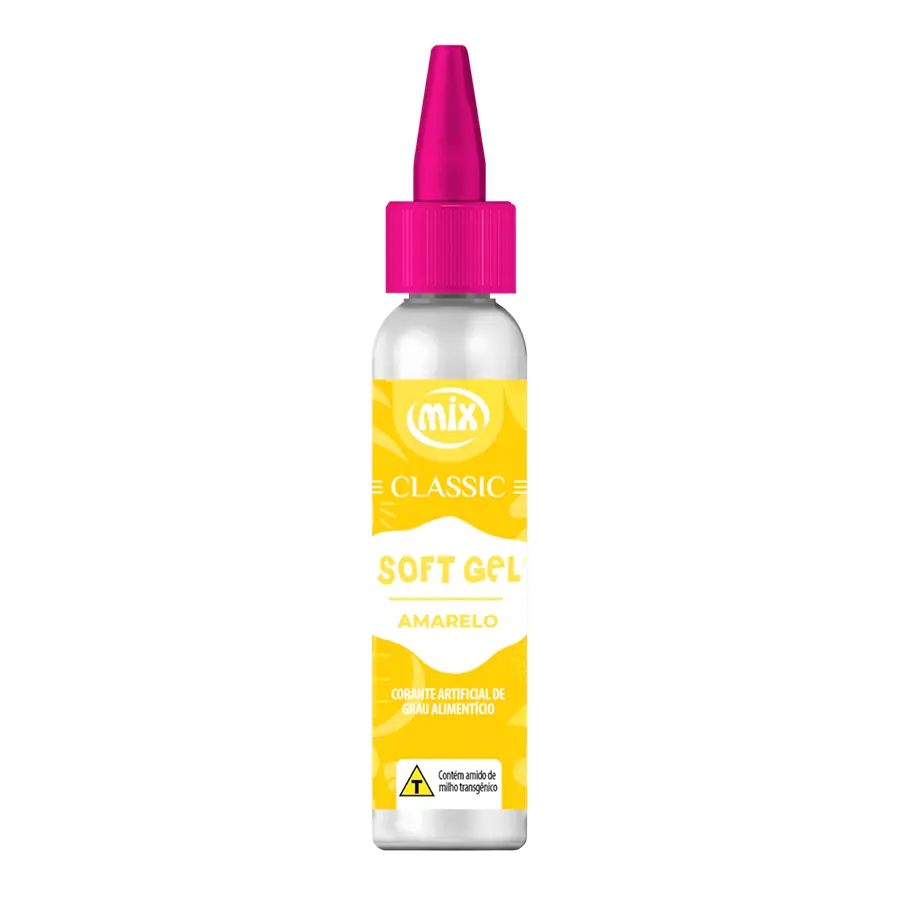 Corante Softgel Artificial Amarelo Classic 25g Mix