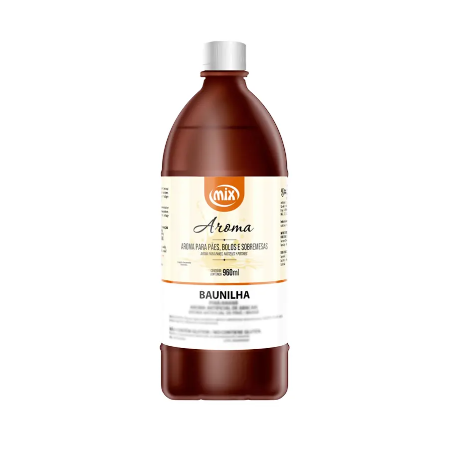 Aroma Artificial De Baunilha 960ml Mix