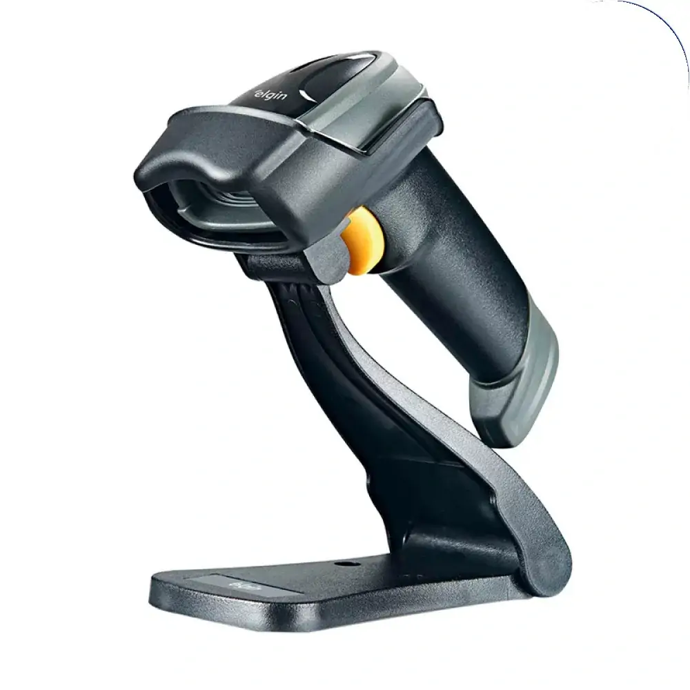 Leitor Codigo De Barras Usb Imager 1d E 2d Elgin El250 C/ Suporte Preto