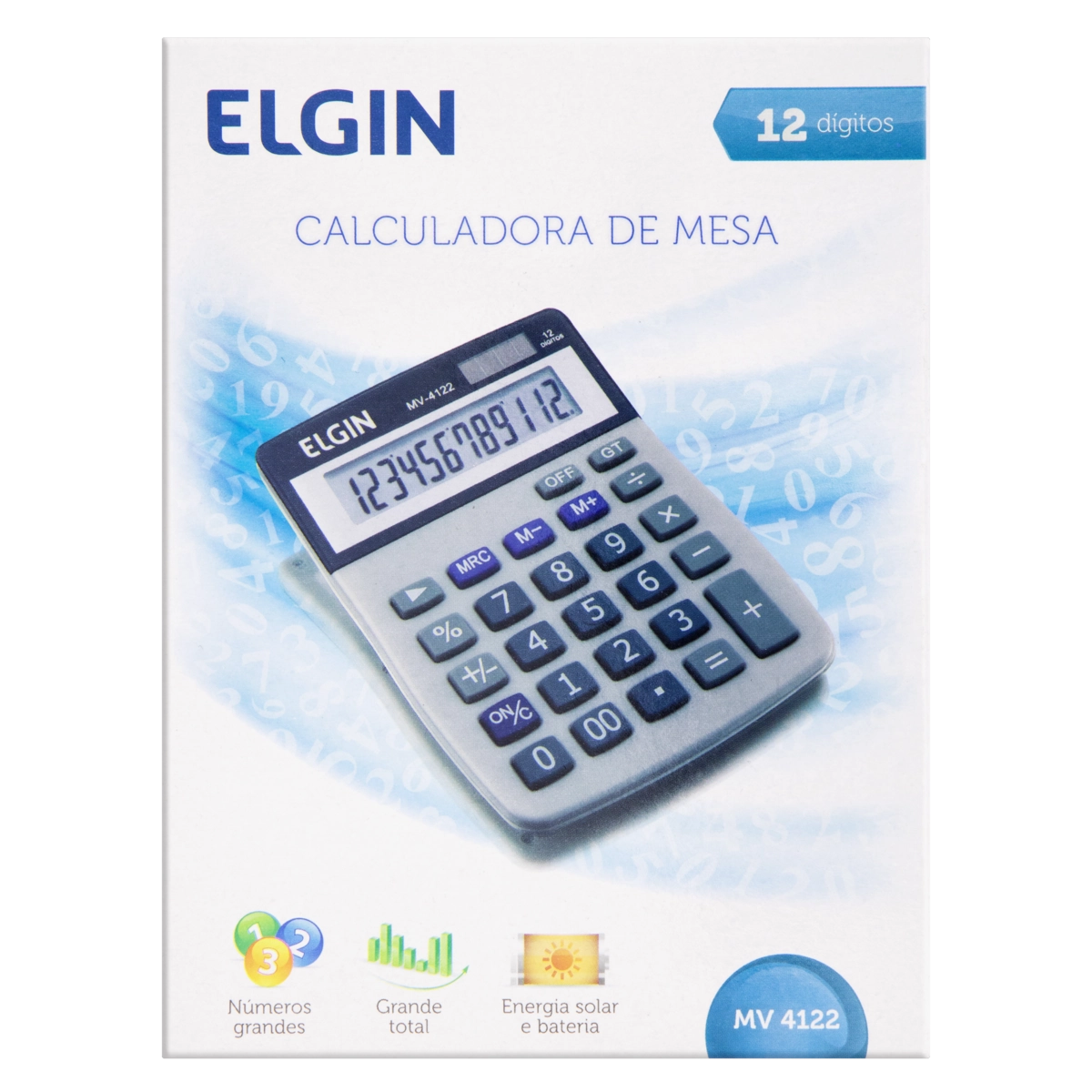 Calculadora Eletrônica De Mesa Mv 4122 Elgin