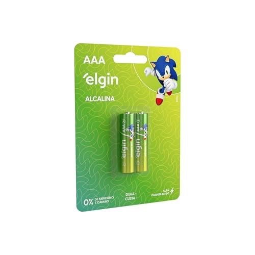 Pilha Alcalina Aaa Blister C/2 Peças Elgin