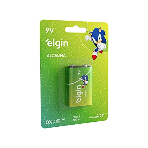 Bateria Alcalina Elgin Energy 9V Blister Un