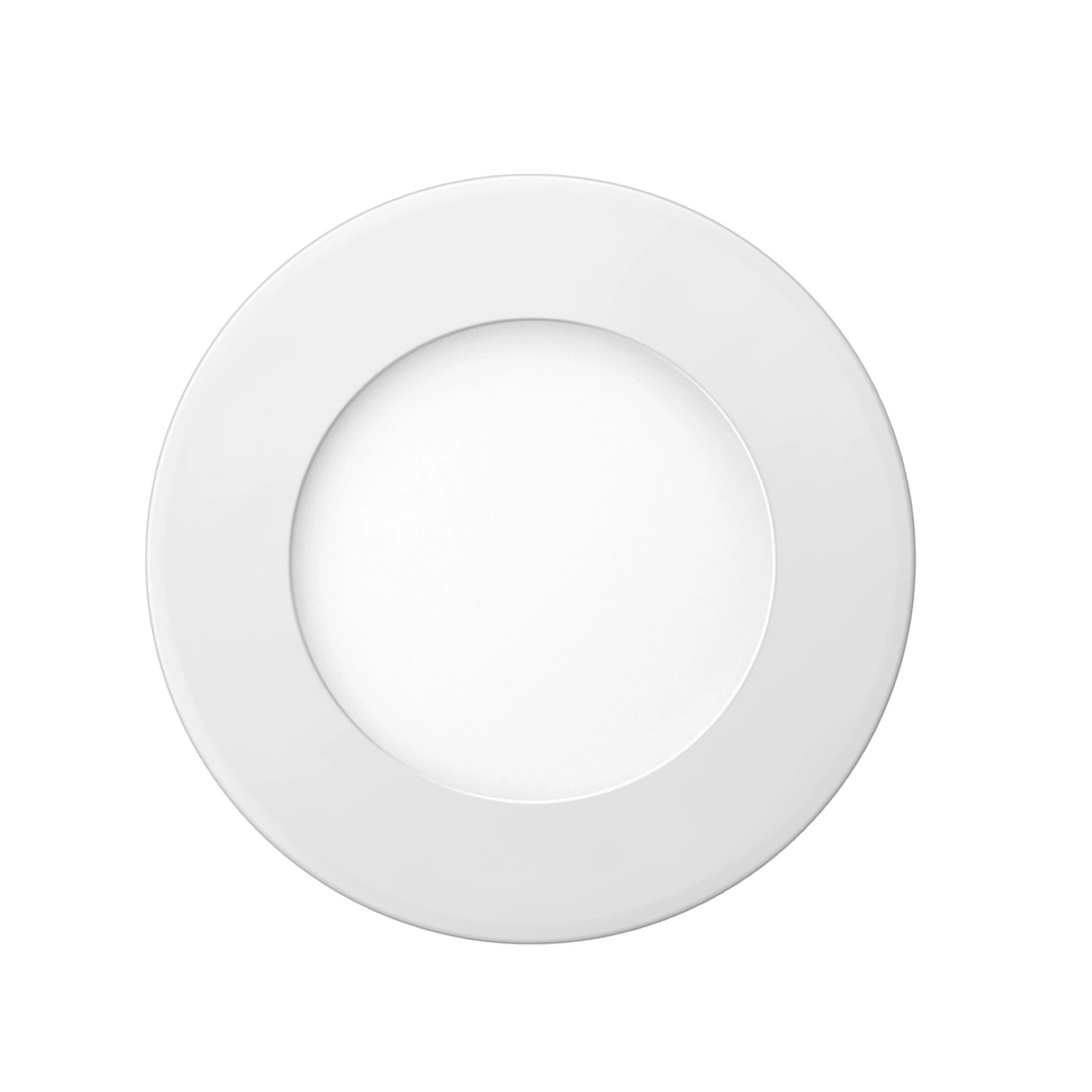Luminária Painel De Led De Embutir Redonda Downlight Branca