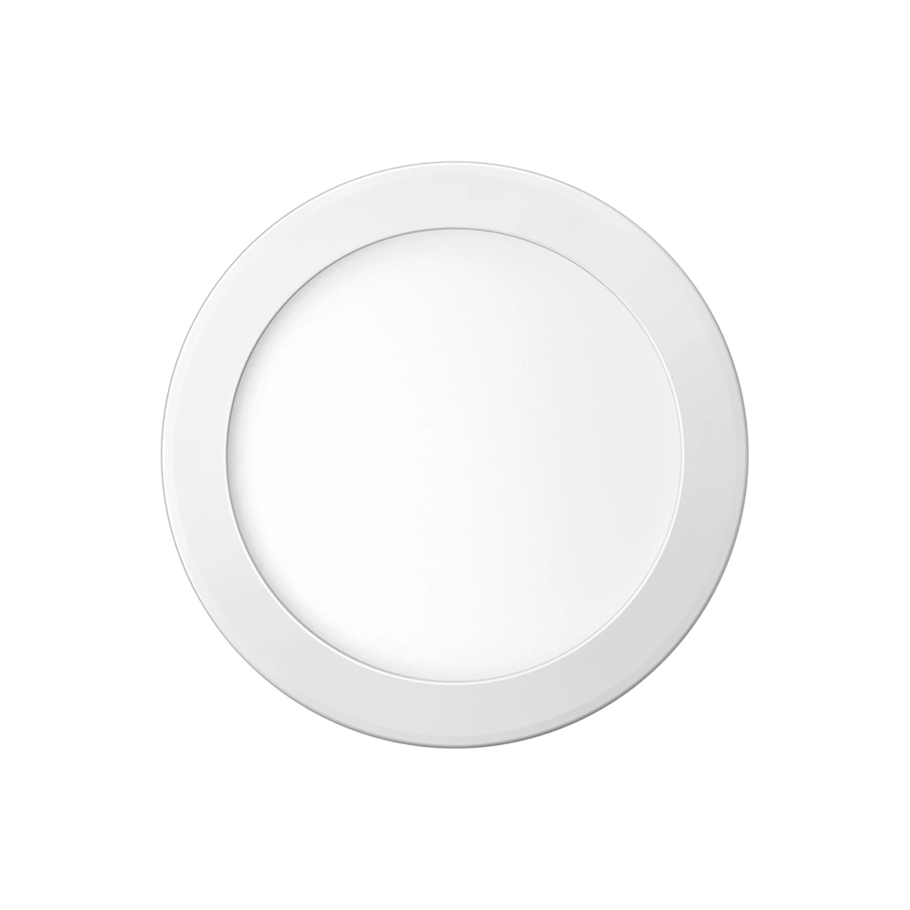 Luminária Painel de Led de Embutir Redonda Downlight 18w Bivolt Branca 6500k