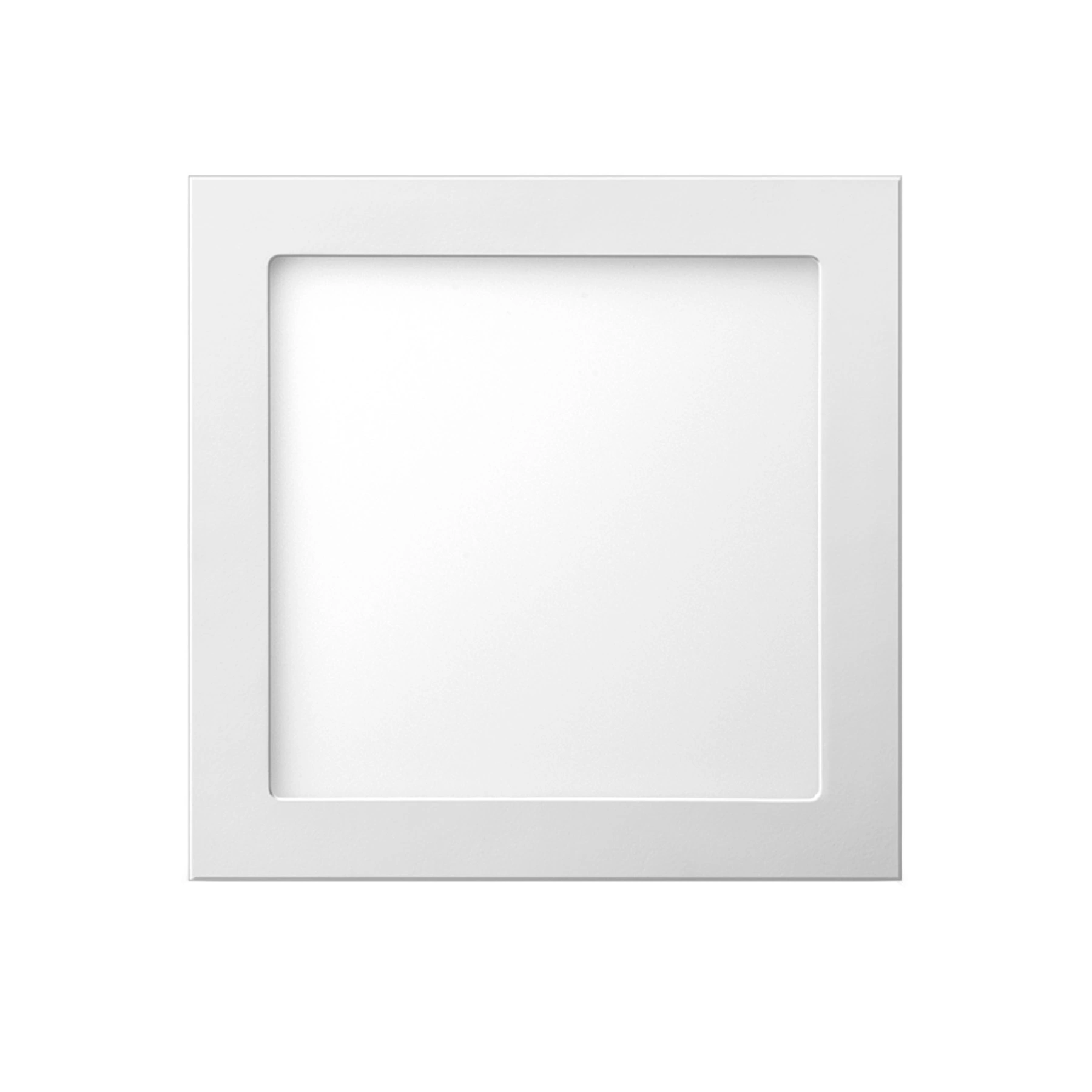Luminária Painel de Led de Embutir Quadrada Downlight 18w Bivolt Branca 6500k