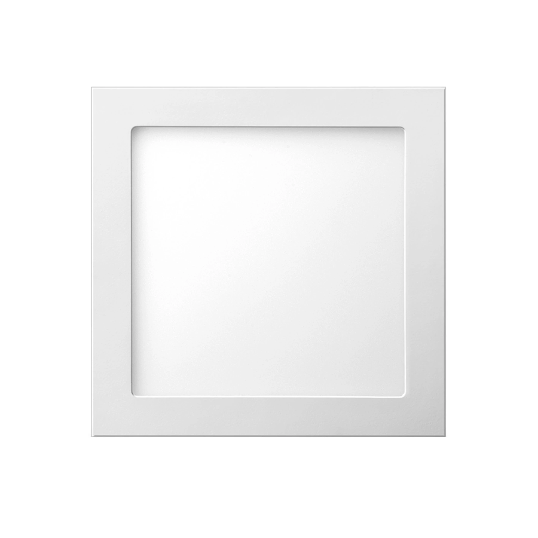 Luminária Painel de Led de Embutir Quadrada Downlight 24w Bivolt Branca 6500k