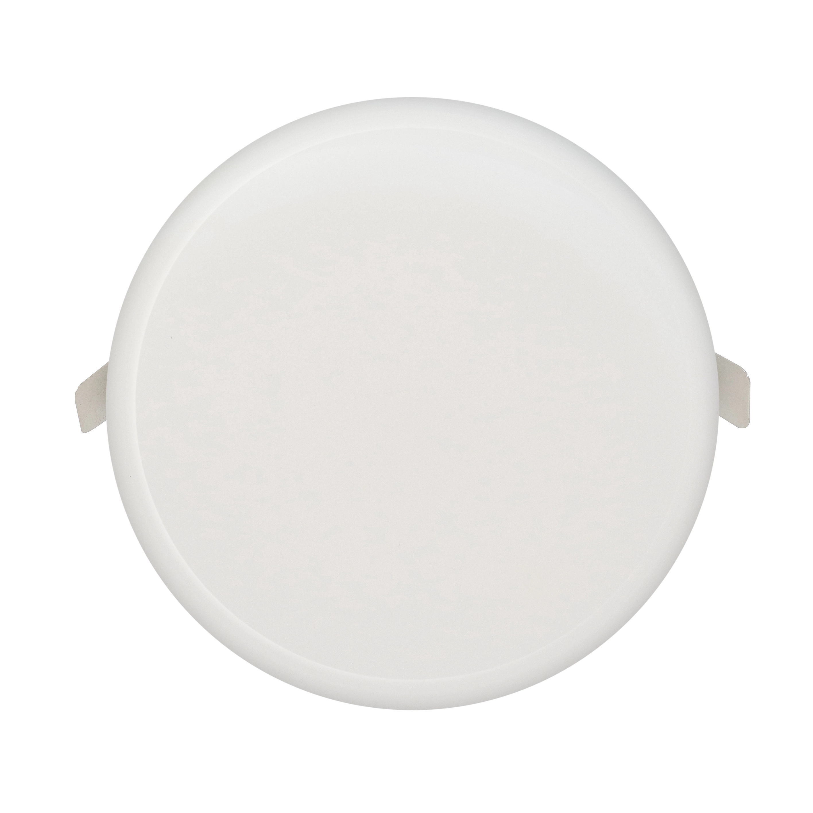 Painel de Led Embutir Redondo Luz Amarela 10W Elgin 11,5cm 30cm Branco Bivolt