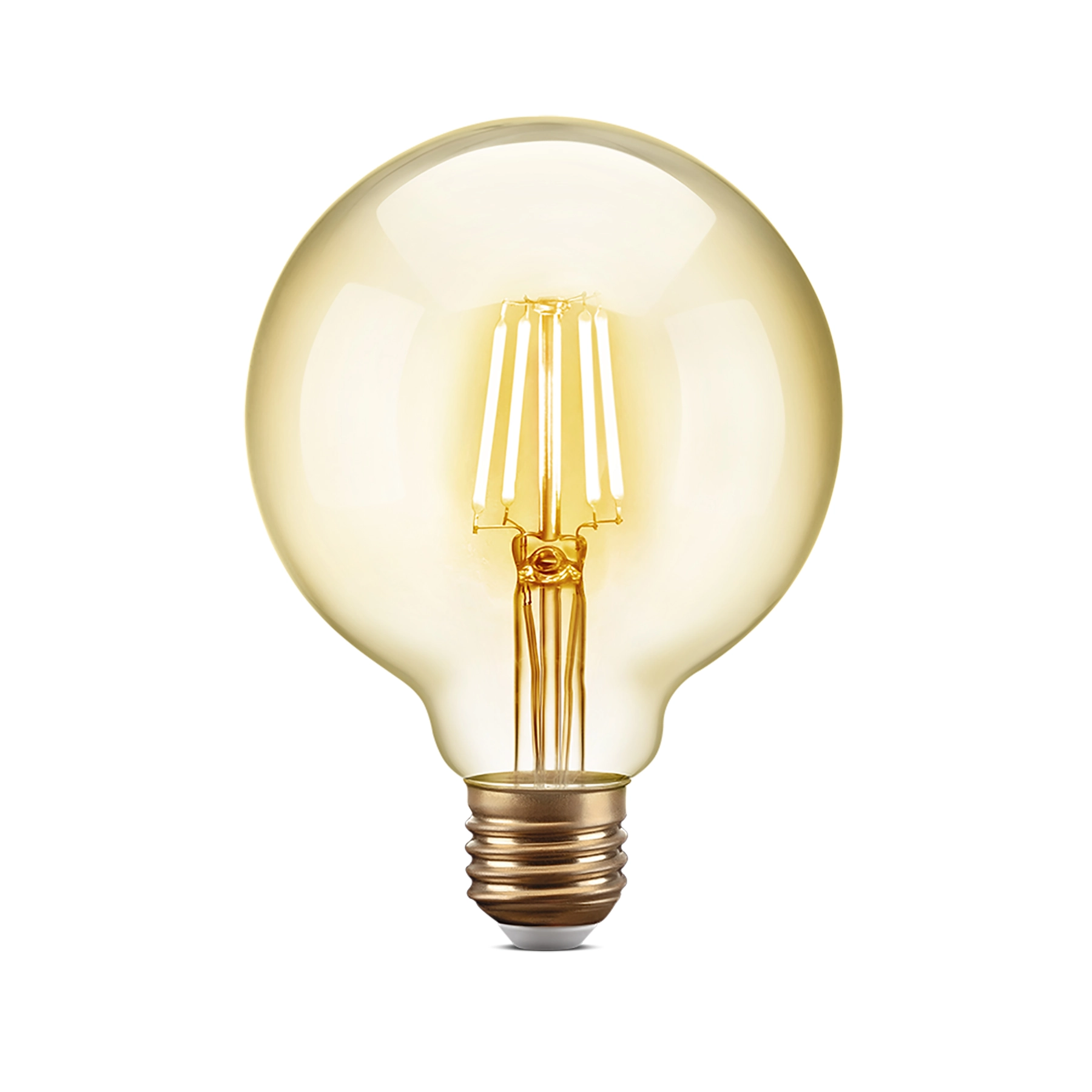 Lâmpada de LED Filamento E27 Globo 4W 400lm Luz Amarela Bivolt Elgin