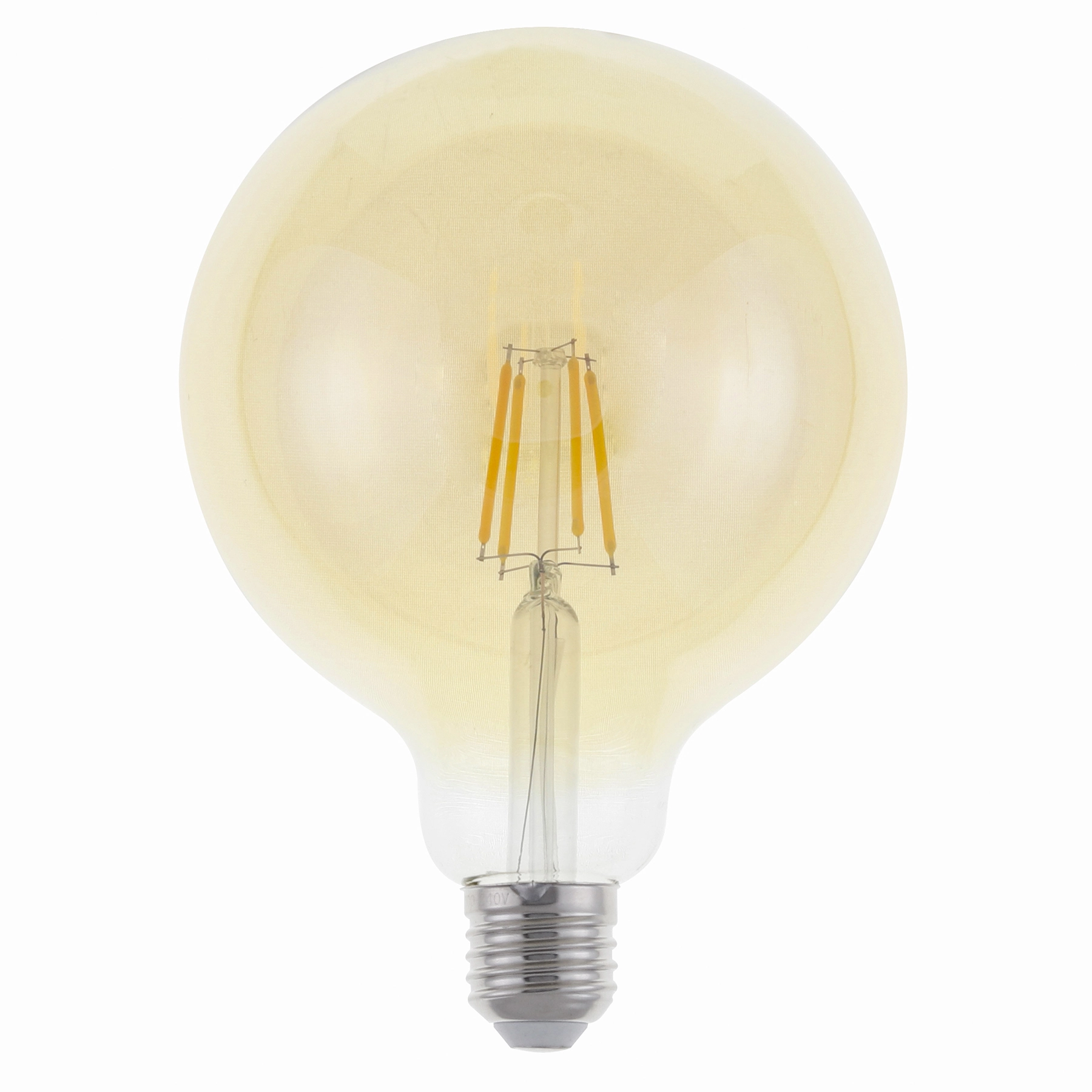 Lâmpada de LED Filamento E27 Globo 4W 400lm Luz Âmbar Bivolt Elgin