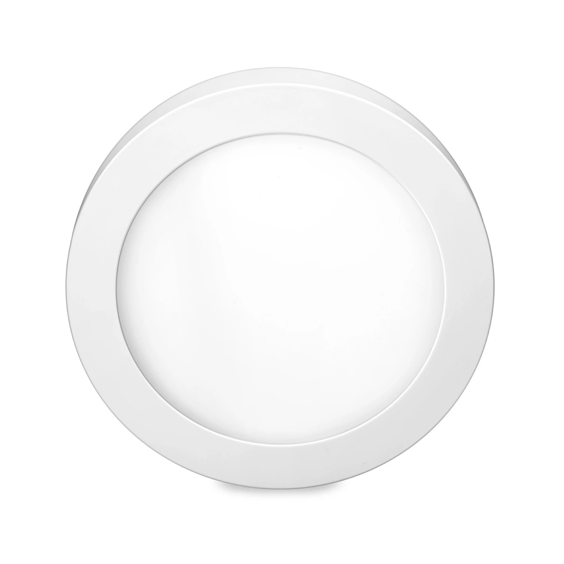 Painel de Led Sobrepor Redondo Luz Branca 12W Elgin 18x18cm Branco Bivolt