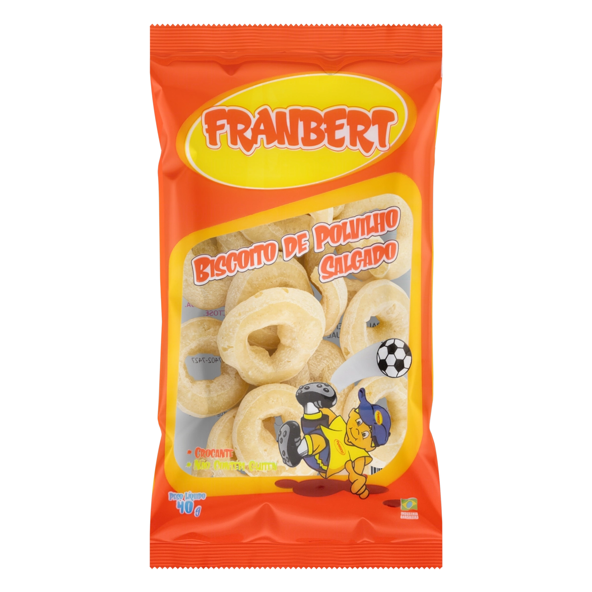 Biscoito De Polvilho Salgado Franbert Pacote 40g