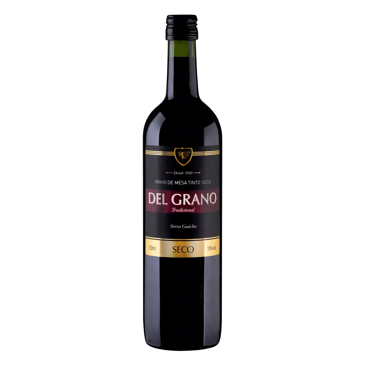 Vinho Brasileiro Tinto Seco Del Grano Tradicional Serra Gaúcha Garrafa 750ml