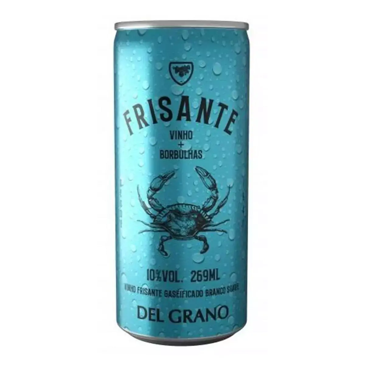 Vinho Frisante Branco Suave Del Grano Lata 269ml