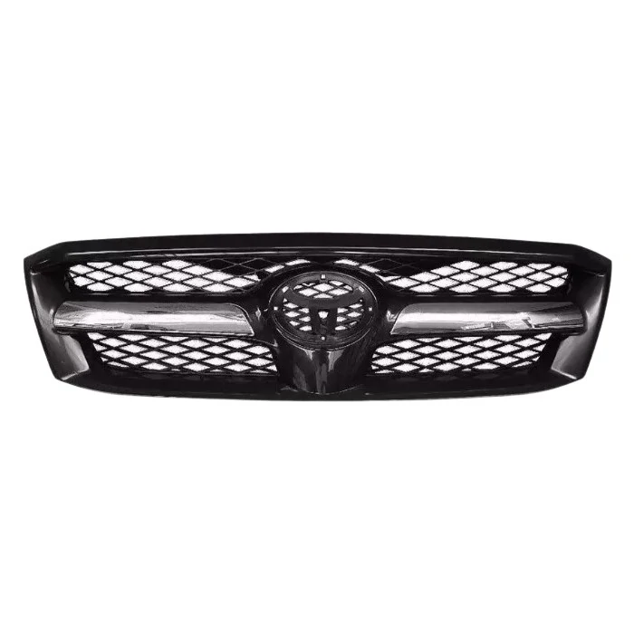 Grade do Radiador TOYOTA HILUX com Friso Cromado - VIA EXPRESSA TY0484