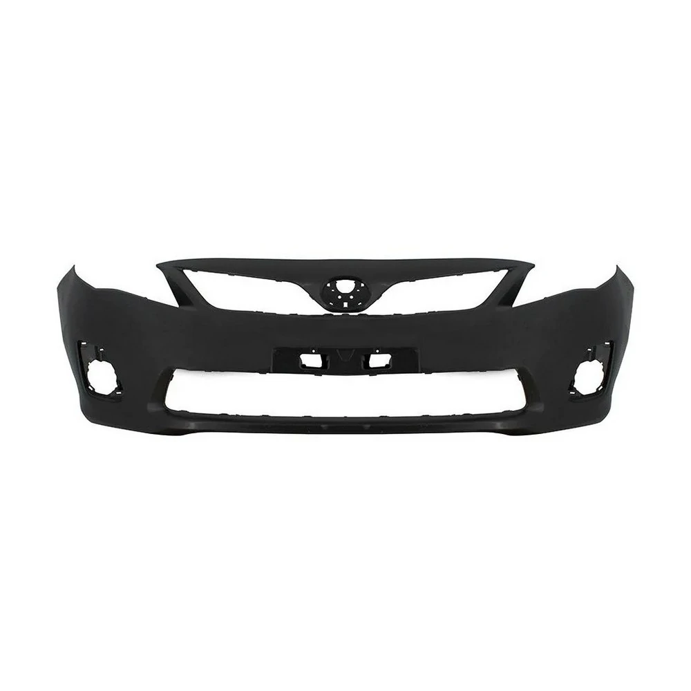 Para-choque Dianteiro TOYOTA COROLLA Preto Liso com Furo - VIA EXPRESSA TY0517