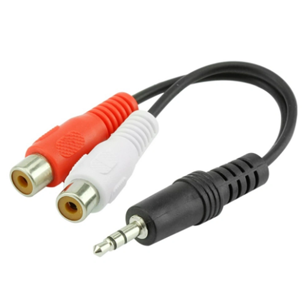 Cabo P2 Estéreo + 2 Rca Fêmea 15cm: Som Personalizado