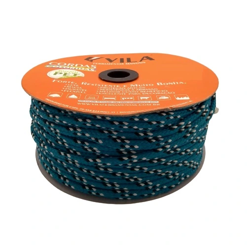 Corda Carretel Trancada Pet 8mm (157m) Colorida Vila - Unico
