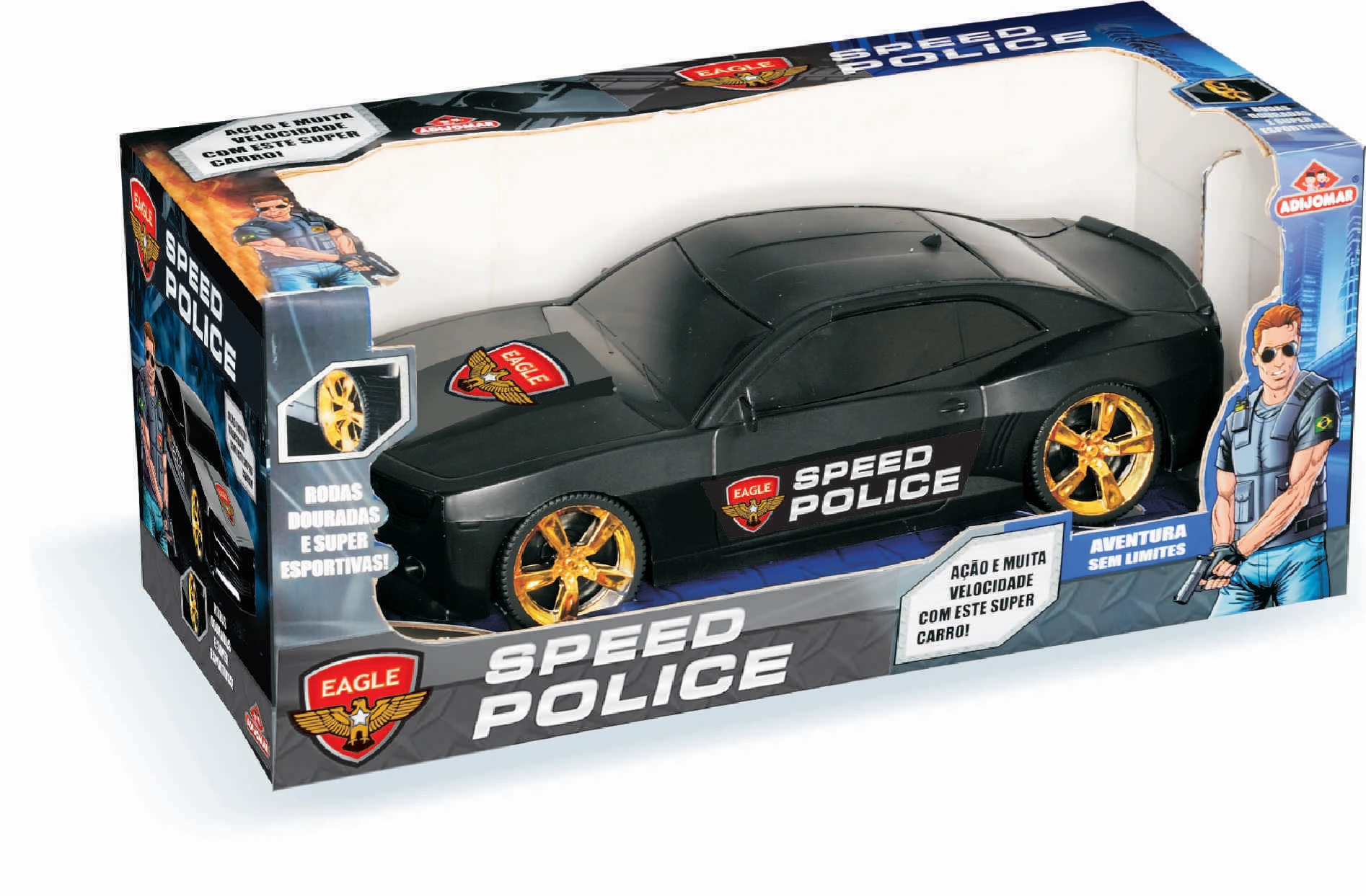Brinquedo Vorax Federal Special Police Adijomar