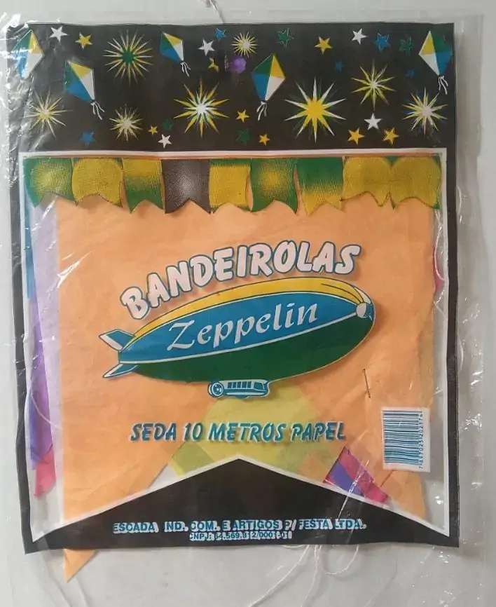 Bandeira Papel 20m Zeppelin Escada