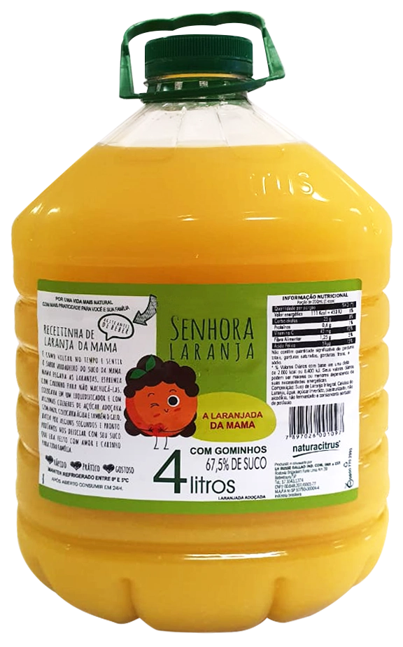 Suco Laranja Naturacitrus 4l