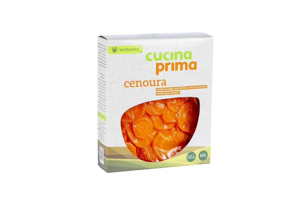 Cenoura Cozida no Vapor ao Natural CUCINA PRIMA 400g