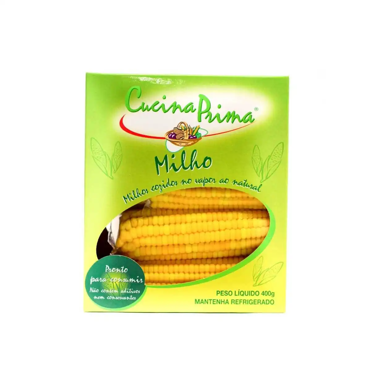 Milho Verde Pré Cozido Verdureira Cucina prima 400 g