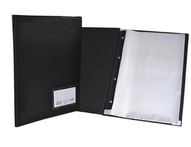 Pasta Catálogo Com Visor Preta Acp 245mm X 335mm X 20mm 50 Envelopes