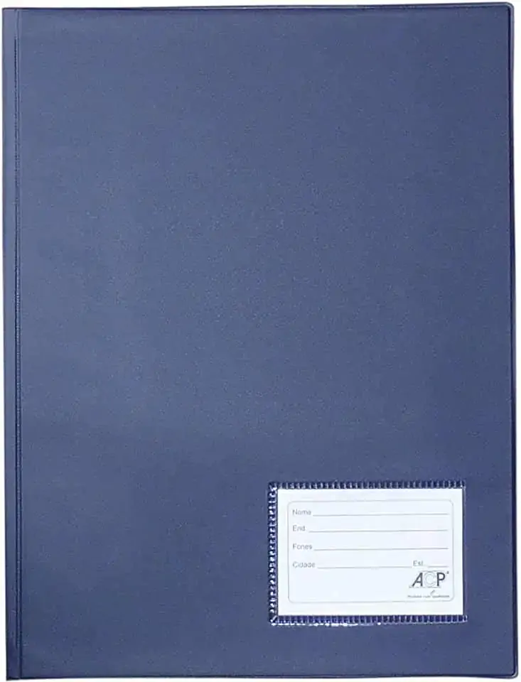 Pasta P/catalogo Acp C/20 Ref 132