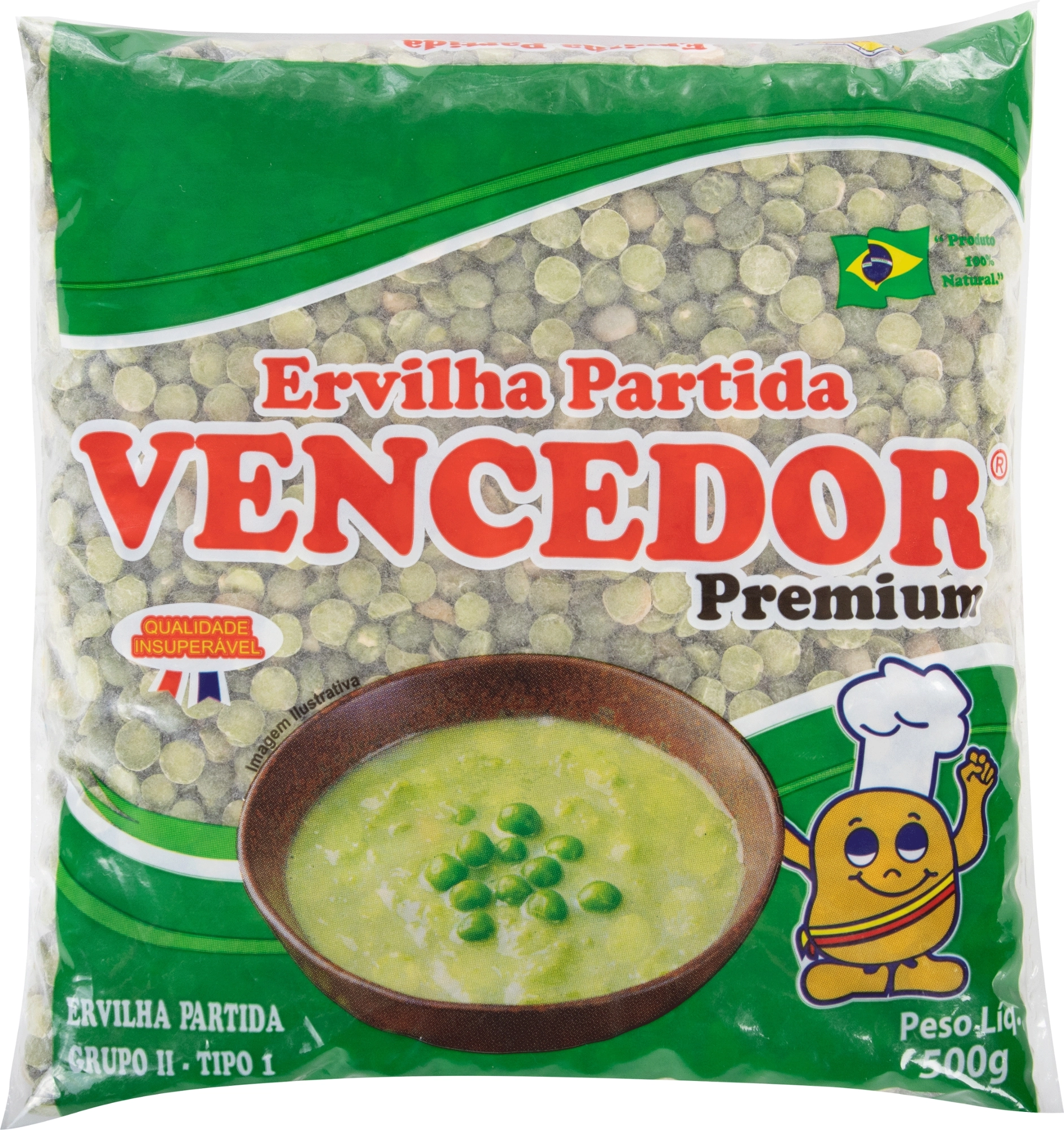 Ervilha Partida Vencedor Pct 500g