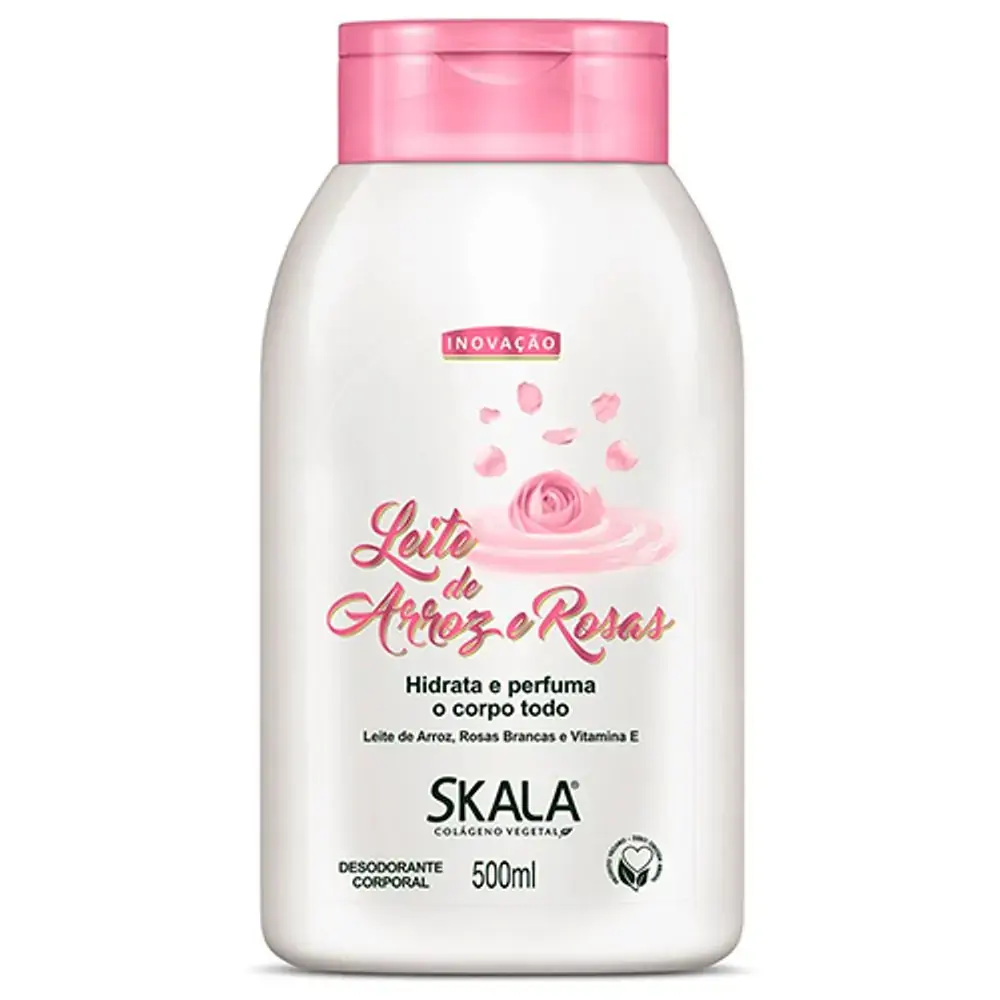 Locao H Skala Leite Arroz E Ros 12x | Hid Skala Leite De Arroz