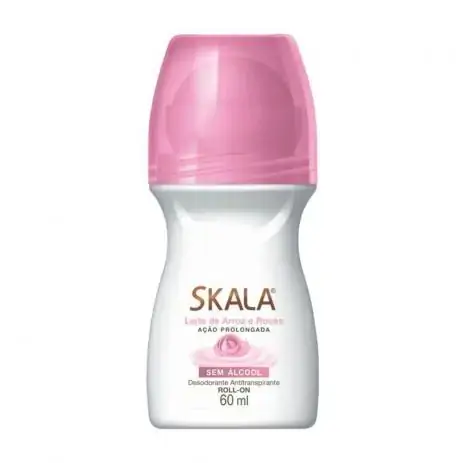 Desodorante Roll On Skala 60ml Feminino Leite De Arroz Unit