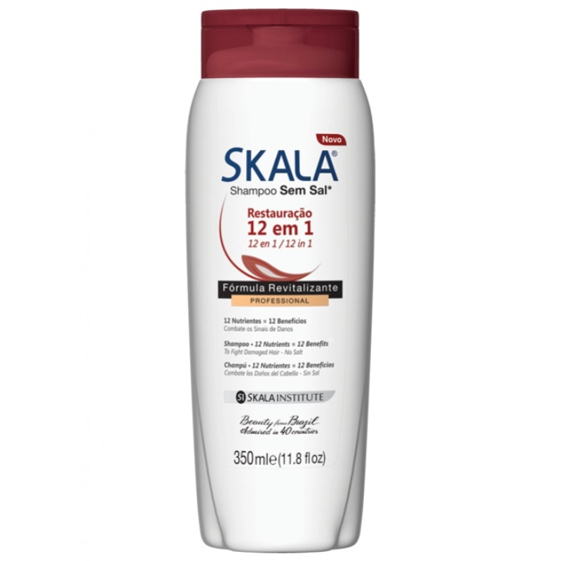 Kit Skala Shampoo Condicionador 12 Em 1 Plus