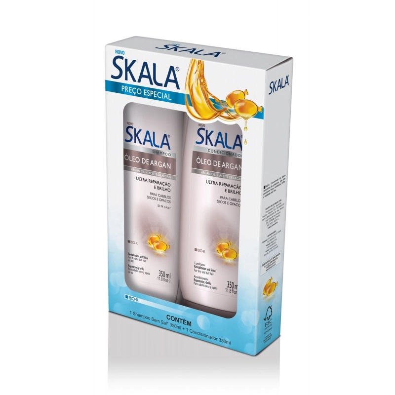 Kit Skala Shampoo Condicionador Oleo De Argan