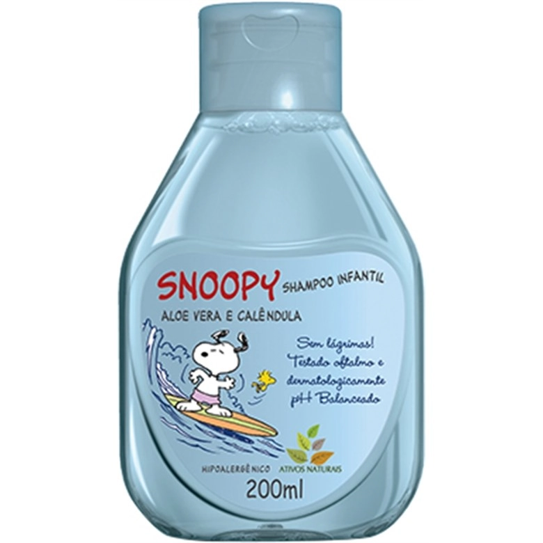 Shampoo Infantil Snoopy 200ml Aloé E Calendula Unit