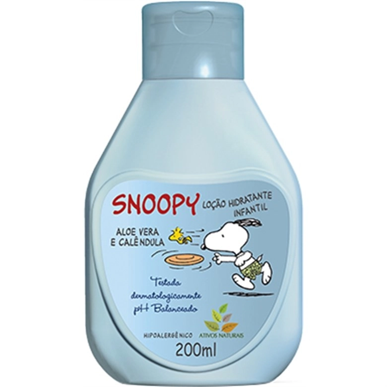 Loção Hidratante Snoopy 200ml Aloé E Calendula Unit