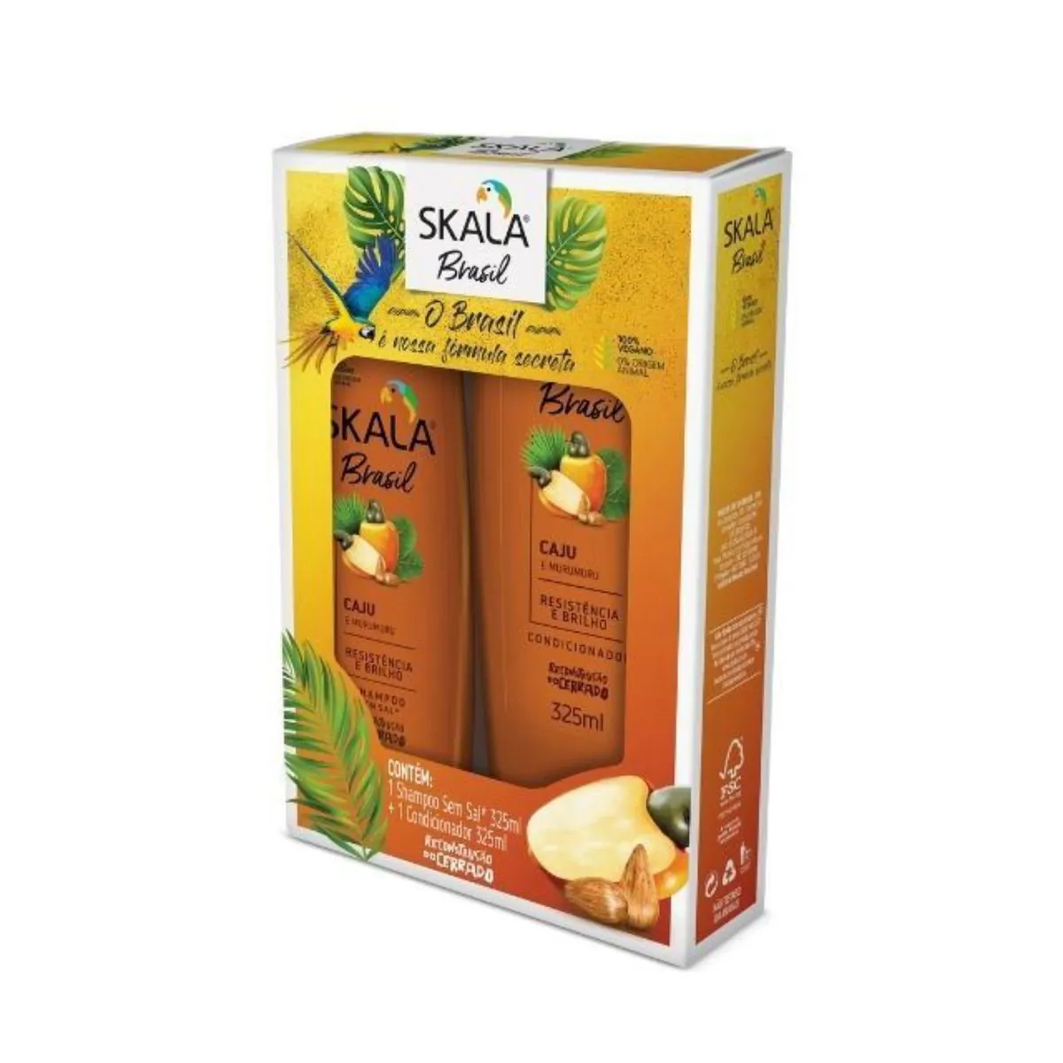 Kit Skala Sh Cond 325ml Caju/murumuru